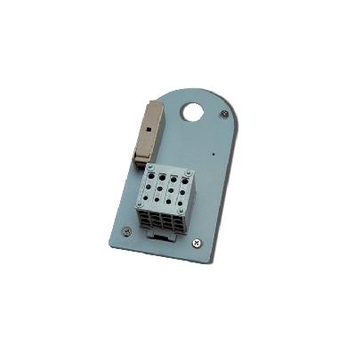 Acc. per Serie SCF - Piastra equipaggiata c/morsettiera 4 poli, sez. nominale 16 mmq, e 2 portafus. product photo Photo 01 3XL