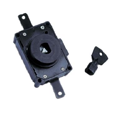 Serie SCS - Serratura per armadi serie CV, con chiave ad impronta triangolare 9 mm, lucchettabile product photo Photo 01 3XL