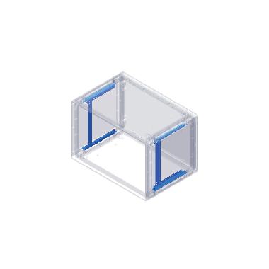 Acc. Serie GRAFI - Kit staffe di fissaggio montanti per armadi profondità 330 mm, conf. 4 pezzi product photo Photo 01 3XL