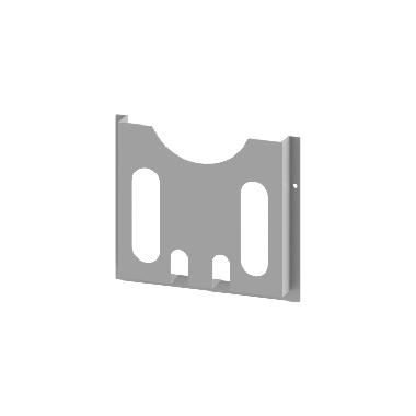 Acc. Serie GRAFI - Custodia porta schede /disegni formato A4, fissaggio con biadesivo product photo Photo 01 3XL