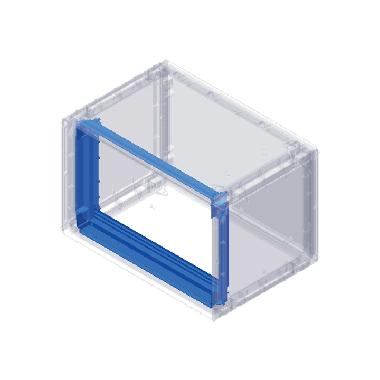 Acc. per Serie GRAFI 7 - Telaio/cornice per supporto pannelli, altezza vano 883 mm product photo Photo 01 3XL