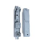 Serie MVE - Morsettiera da incasso palo a doppio isolamento, 4 poli, 2 fusibili, feritoia 100x300 mm product photo