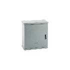 Serie CVT-CVN - Armadio in vetroresina a 1 vano, con serratura, dim. 546 x 570 x 308 mm (BxAxP) product photo