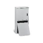 Serie CVT-CVN - Armadio in vetroresina a 1 vano + zoccolo, dimensioni 546 x 570 x 308 mm (BxAxP) product photo