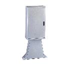 Serie CVT-CVN - Armadio in vetroresina a 1 vano + piedistallo, con serratura, 546x900x308 mm (BxAxP) product photo