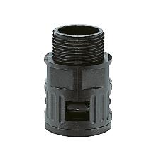 Raccordo ad innesto rapido in poliammide, PG11, filetto maschio fisso, IP66, nero, AD13 product photo