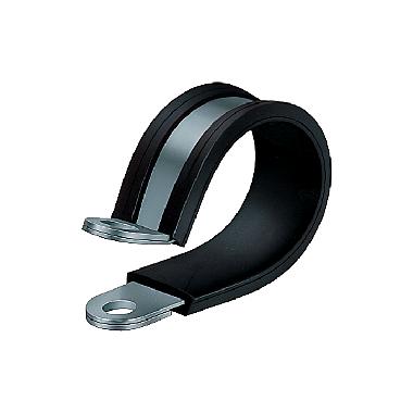 Collare fissatubo metallico, larghezza 20 mm, diametro foro M8, nero, AD42,5 product photo Photo 01 3XL