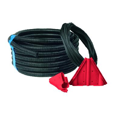 Tubo flessibile in poliammide PA6 con chiusura a zip, 23 x 28,5 mm, nero, AD28,5 - Kit 10 metri product photo Photo 01 3XL