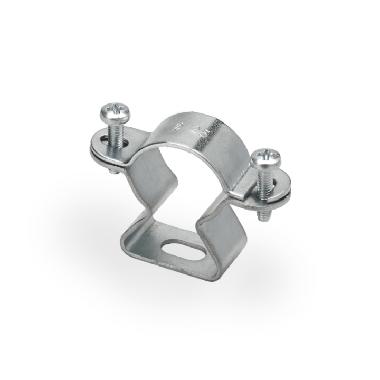 Collare fissatubo in acciaio zincato, per tubo diam. 23,5-26 mm / 3/4&amp;amp;amp;quot; product photo Photo 01 3XL