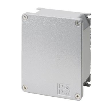 Scatola di derivazione in alluminio verniciato, dimensioni interne 90 x 90 x 53 mm, IP66/67 product photo Photo 01 3XL