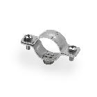 Collare fissatubo pesante in acciaio zincato, con dado di fissaggio, per tubo diam. 18-24 mm / 1/2&amp;amp;amp;quot; product photo