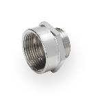 Riduzione in ottone nichelato, Maschio M20 x 1,5 mm - Femmina PG13, tipo B product photo