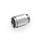 Raccordo a innesto rapido tubo-scatola in acciaio INOX AISI 316L, diam. 25 mm, filetto M25, IP67 product photo