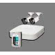 DAH HAC-KIT001 - Kit 4 canali HDCVI con 2 IR camera + HDD 1T product photo Photo 01 2XS