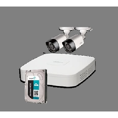 DAH HAC-KIT001 - Kit 4 canali HDCVI con 2 IR camera + HDD 1T product photo Photo 01 3XL