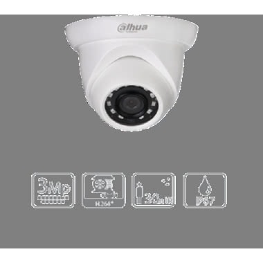 DAH IPC-HDW1320S-S3 - DOME 3Mp Fissa 3.6mm 12V \PoE IR 30m product photo Photo 01 3XL
