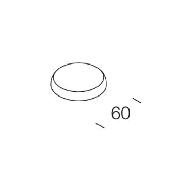 TAPPO PER PALO 115 NERO product photo Photo 01 3XL