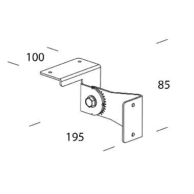 STAFFA ORIENTABILE 537 GREY product photo Photo 01 3XL