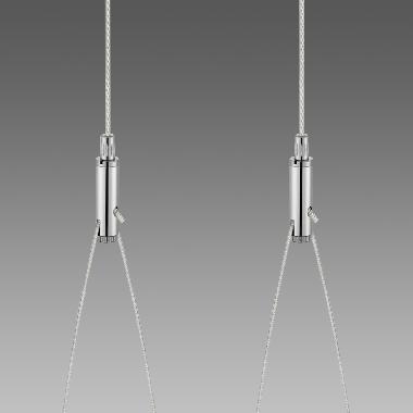 SOSPENSIONE X PANEL 2520 NICHEL product photo Photo 01 3XL