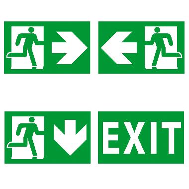 PITTOGRAMMA USCITA EM GIU 472 VERDE product photo Photo 01 3XL