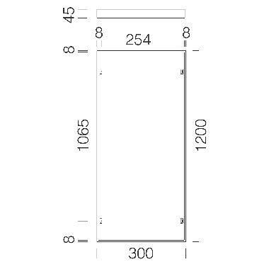 CORNICE PLAFONE PANEL R 595 BIANCO product photo Photo 01 3XL