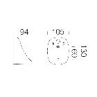 Attacco Parete Garden 451 Grey product photo