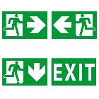 PITTOGRAMMA USCITA EM GIU 472 VERDE product photo