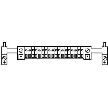 Sbarra PE (PEN) per cassetta portafusibili product photo Photo 01 3XL