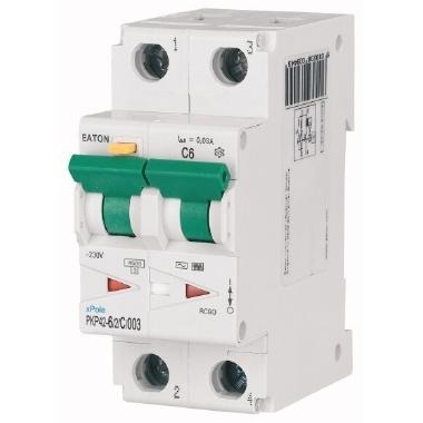 Interruttore magnetotermico differenziale, 6 A, 30 mA, caratteristica di intervento interruttore magnetotermico: C, 2p, caratteristica di sgancio diff product photo Photo 01 3XL