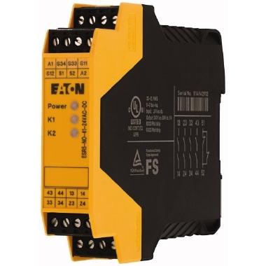 Relè di sicurezza arresto d'emergenza/porta di sicurezza, 24VDC/AC, 4 circuito di abilitazione product photo Photo 01 3XL