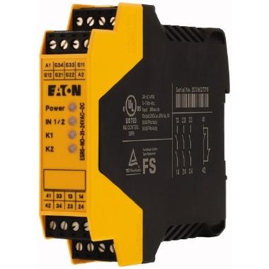 Relè di sicurezza arresto d'emergenza/porta di sicurezza, 24VDC/AC, 3 circuito di abilitazione product photo Photo 01 3XL