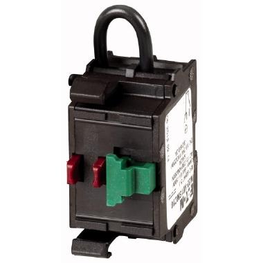 Elementi di contatto ad auto-monitoraggio, Morsetti a vite, Fissaggio frontale, 1 contatto NA, 1 contatto NC, 24 V 3 A product photo Photo 01 3XL