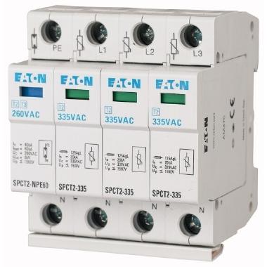 Scaricatore da sovratensione inseribile, 3p+N, 335VAC, 20kA product photo Photo 01 3XL