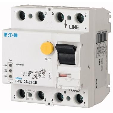 Interruttore differenziale digitale sensibile a correnti onnipolari AC/DC, 25A, 4p, 300mA, tipo g/b product photo Photo 01 3XL