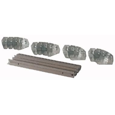 Guida DIN (corta) con torri di fissaggio fisse, L=600mm product photo Photo 01 3XL