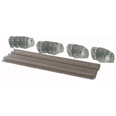 Guida DIN (corta) con torri di fissaggio fisse, L=800mm product photo Photo 01 3XL