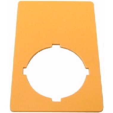 Targhetta, arresto di emergenza, gialla, AxL=50x33mm, neutra product photo Photo 01 3XL