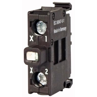 Elemento luminoso, LED, azzurro, fissaggio a pavimento, 12-30VAC/DC, collegamento a vite product photo Photo 01 3XL