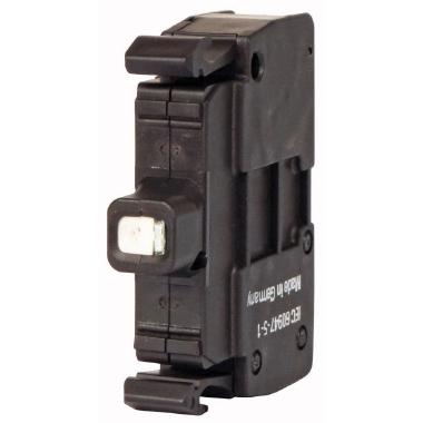 Elemento luminoso, LED, azzurro, fissaggio frontale, 12-30VAC/DC, connessione a molla product photo Photo 01 3XL