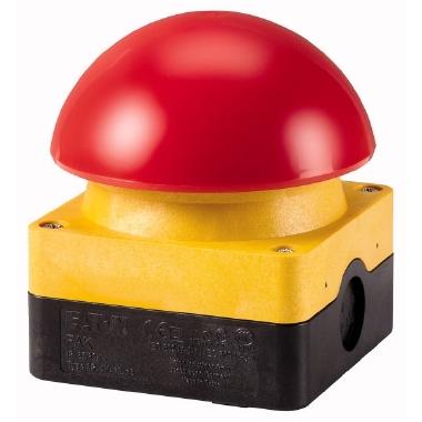 Pulsante a palmo e a pedale, 1NA+1NC, arresto di emergenza, in custodia product photo Photo 01 3XL