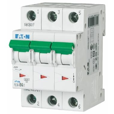 Interruttore protettore, 6A, 3p, curva caratteristica C product photo Photo 01 3XL