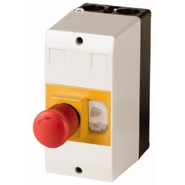 Custodia in materiale isolante, IP65, +pulsante d'emergenza, per PKZ01 product photo Photo 01 3XL
