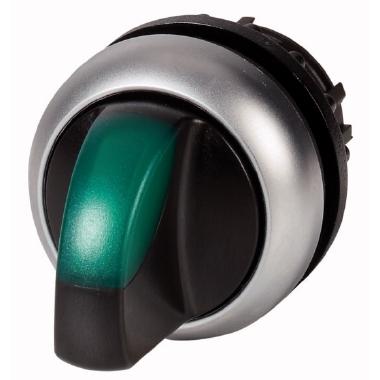 Selettore, 2 posizioni, illuminato, verde product photo Photo 01 3XL