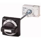 Maniglia per comando rinviato e bloccoporta, nera, lucchettabile maniglia+interruttore, grandezza 1 product photo