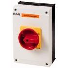 Interruttori di sicurezza, a 6 poli, 63 A, Funzione di arresto d'emergenza, Lucchettabile in posizione 0 con funzione bloccoporta, in custodia, Con ta product photo