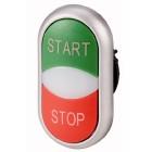 Pulsante doppio, +indicatore luminoso, verde START/bianco/rosso STOP product photo