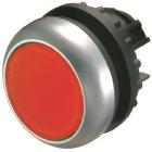 Pulsante luminoso, piatto, rosso, ad impulso product photo
