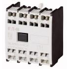 Modulo contatti ausiliari, A 4 poli, I°= 16 A, 2 contatto NA, 2 contatto NC, Fissaggio frontale, Morsetti a molla, DILMC40 - DILMC150 product photo