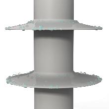 Terminali autorestringenti da interno per 3 cavi unipolari ad isolamento estruso 25-95 mm2 24 kV product photo