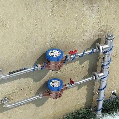 Kit cavo scaldante a potenza costante 117 W preassemblato per protezione antigelo di tubazioni 8 m product photo Photo 03 3XL